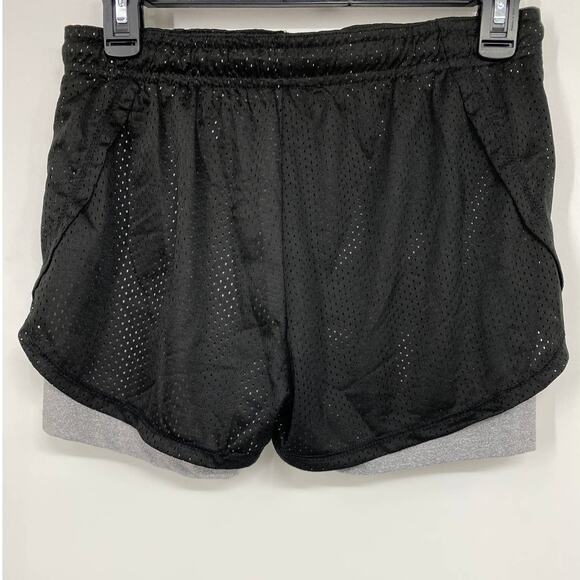 Level Eight Girls Black Gray Athletic Lined Shorts NEW Size XL - Picture 2 of 10